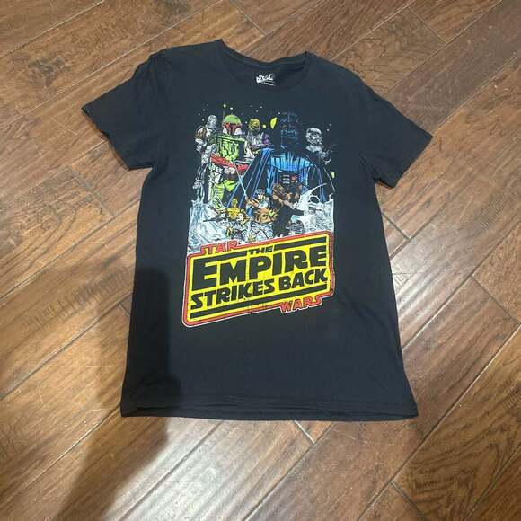 Fifth Sun Star Wars The Empire Strikes Back Black T-Shirt - Picture 1 of 3